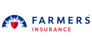 Logo of Farmers Insurance showcasing a stylized shield and text, symbolizing home protection.