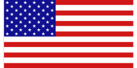 The image depicts the flag of the United States, symbolizing home and unity with its 50 white stars on a blue field and 13 red and white stripes.