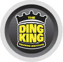 Logo of The Ding King Training Institute featuring a black circular emblem with a crown design and yellow text, exuding a sense of home in its welcoming aesthetic.